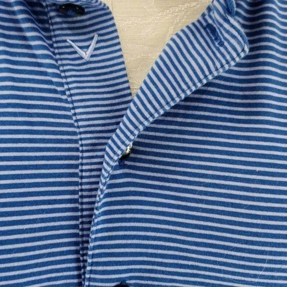 Callaway Golf‎ Men's Blue & White Striped Polo Shirt Size XL - Picture 4 of 8